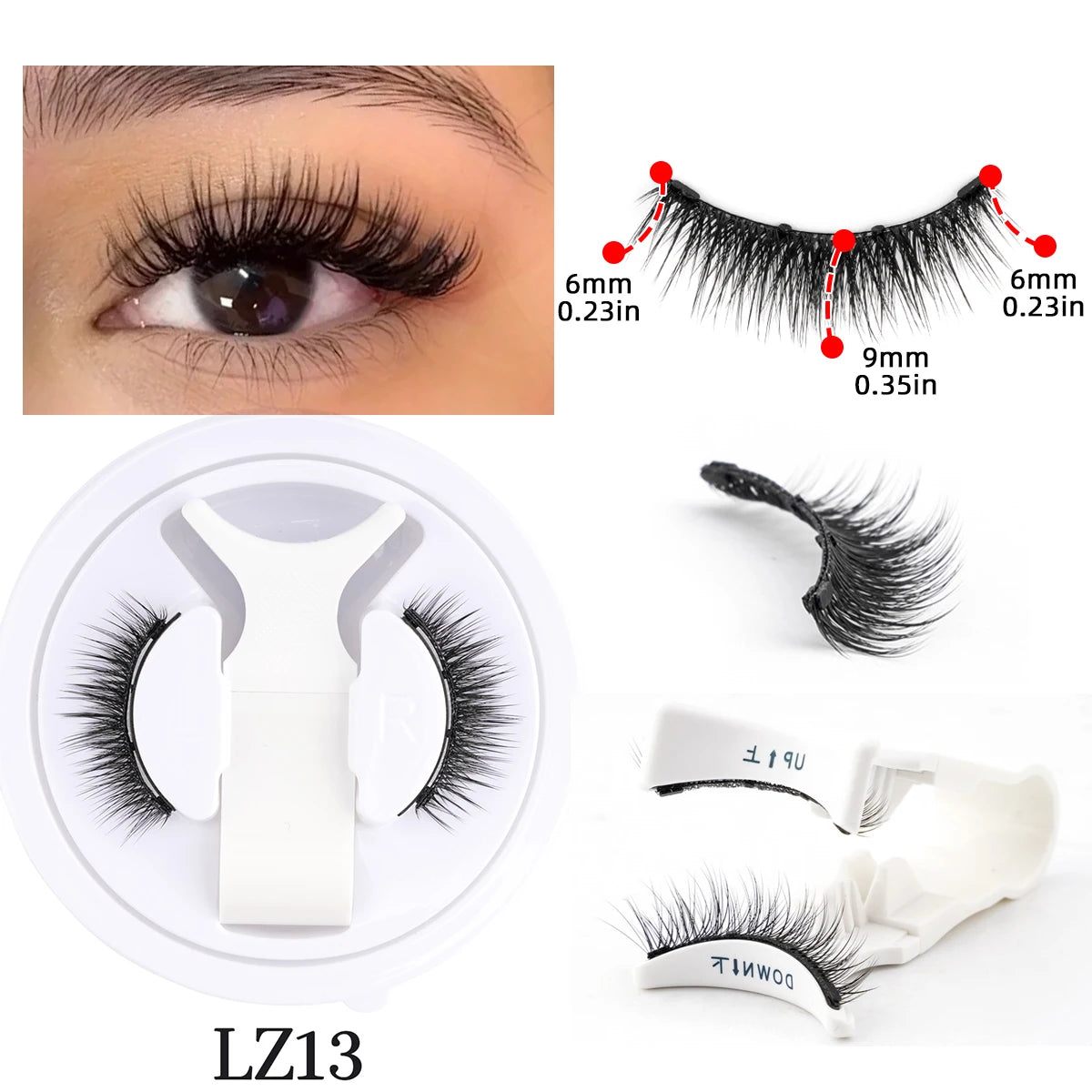Reusable Magnetic Eyelashes