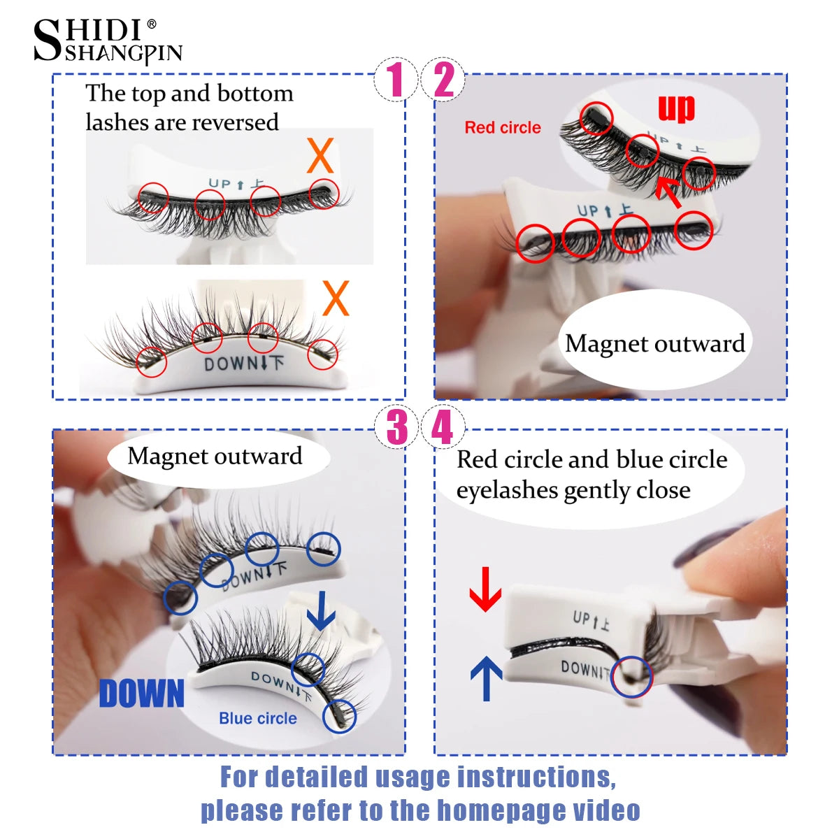 Reusable Magnetic Eyelashes