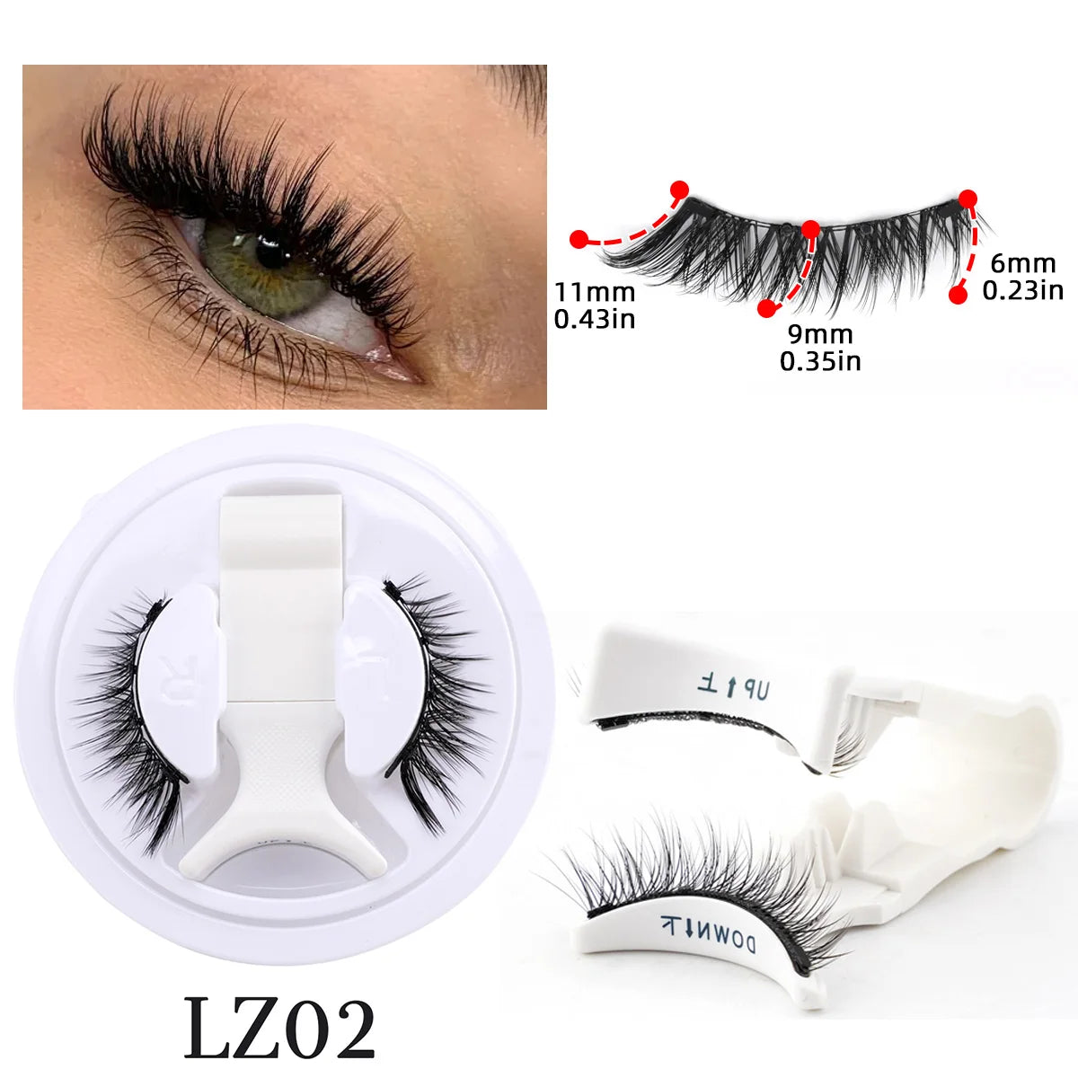 Reusable Magnetic Eyelashes